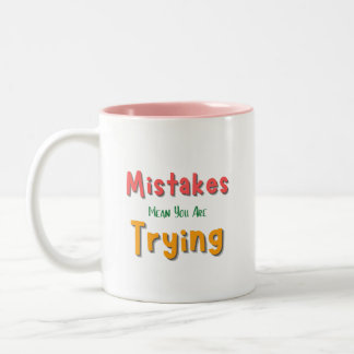 Caneca De Café Em Dois Tons Erro significa que você está tentando