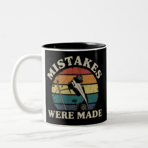 Caneca De Café Em Dois Tons Erros Foram Feitos Motivo do Clube de Carrinho de