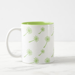 Caneca De Café Em Dois Tons Erva Daninha Happens fofo cínico dandelion Engraça