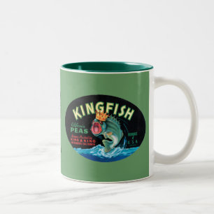 Caneca De Café Em Dois Tons Ervilhas do Kingfish