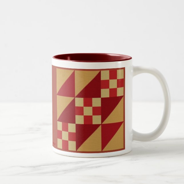 CANECA DE CAFÉ EM DOIS TONS ESCADA DE JACOBS (Direita)