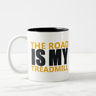 Caneca De Café Em Dois Tons Escada rolante