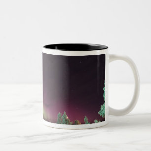 Caneca De Café Em Dois Tons Escandinávia, Finlândia, Lapónia, Kakslauttanen