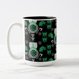 Caneca De Café Em Dois Tons Escandinávia Viking Norsêmen Home Decor
