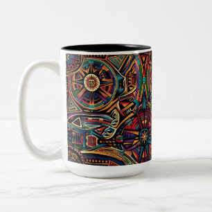 Caneca De Café Em Dois Tons Escânfora Cultural "Crônica dos Antigos" 444m