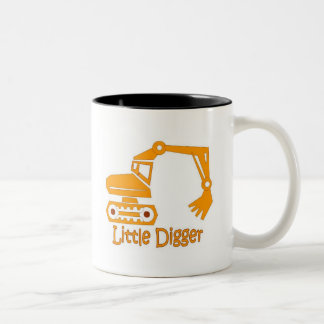 Caneca De Café Em Dois Tons escavador pequeno