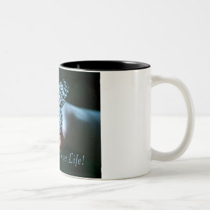Caneca De Café Em Dois Tons Escolha a vida!