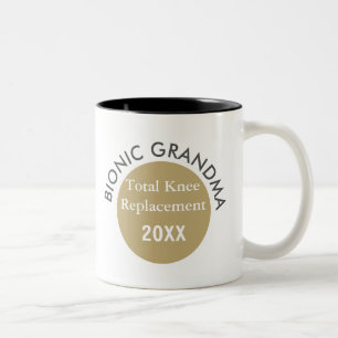 Caneca De Café Em Dois Tons Escolha! Caneta Bionic GRANDMA (substituição do jo