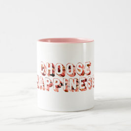 Caneca De Café Em Dois Tons Escolha Felicidade 7