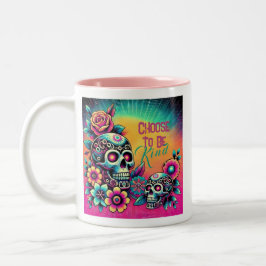Caneca De Café Em Dois Tons Escolher para ser gentil