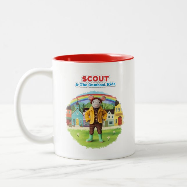 Caneca De Café Em Dois Tons Escoteiro (Esquerda)