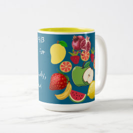 Caneca De Café Em Dois Tons Escritura