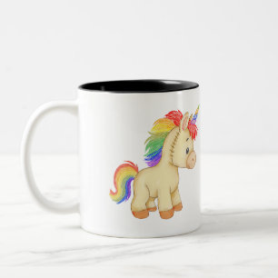 Caneca De Café Em Dois Tons Esfregue o mundo com a magia