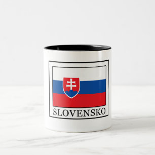 Caneca De Café Em Dois Tons Eslovênia