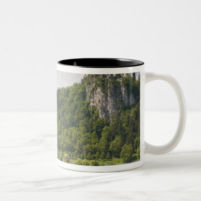 Caneca De Café Em Dois Tons ESLOVÊNIA, GORENJSKA, Bled: Castelo de Bled & (Direita)