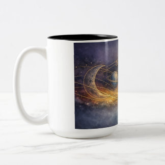 Caneca De Café Em Dois Tons Espaço