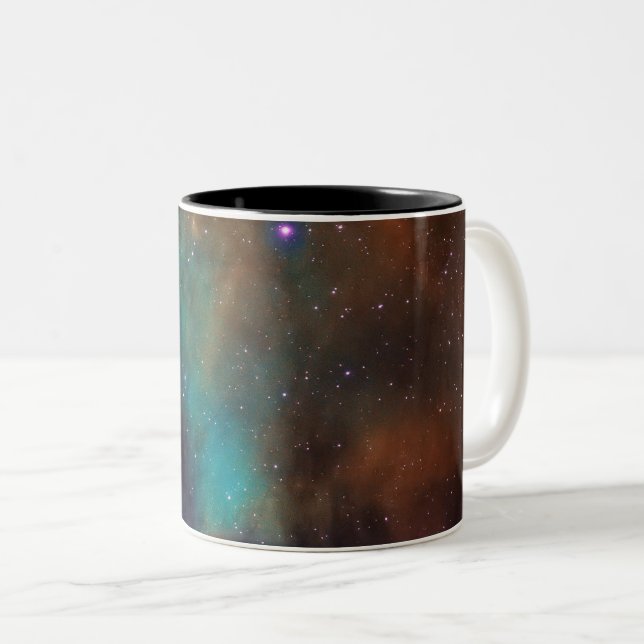 Caneca De Café Em Dois Tons Espaço maravilhoso (Frente Esquerda)