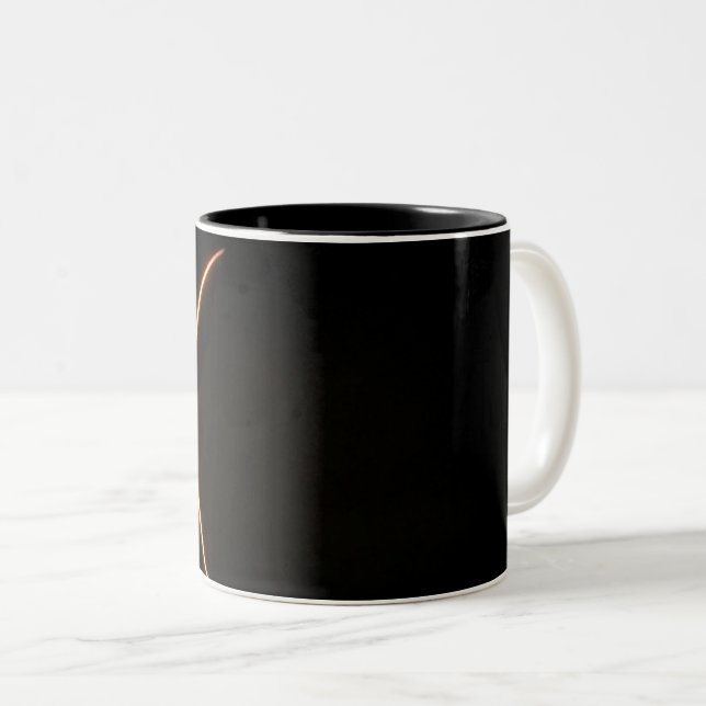 Caneca De Café Em Dois Tons Espaço maravilhoso (Frente Esquerda)