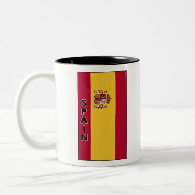Caneca De Café Em Dois Tons Espanha (Esquerda)
