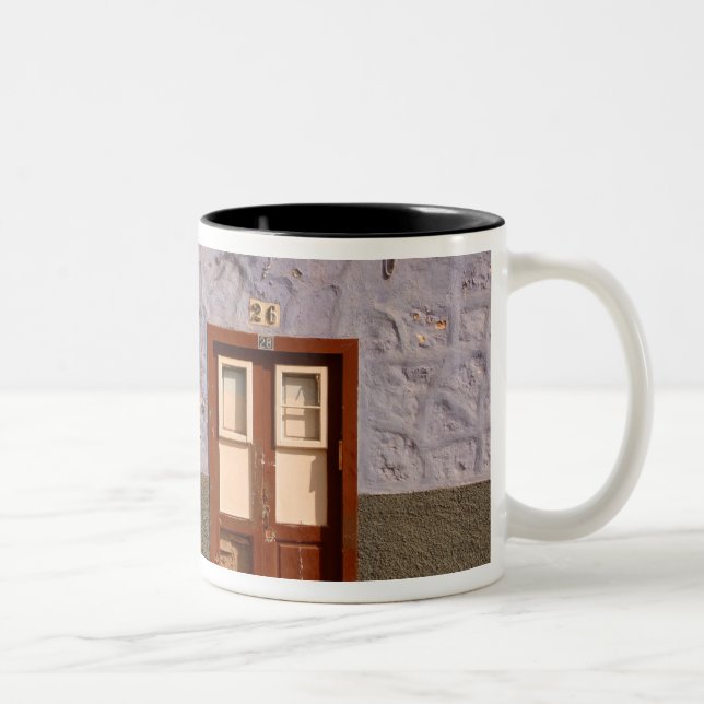 Caneca De Café Em Dois Tons Espanha, Ilhas Canárias, Tenerife, villa (Direita)