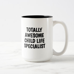 Caneca De Café Em Dois Tons Especialista totalmente incrível em vida infantil