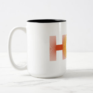Caneca De Café Em Dois Tons esperança