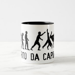 Caneca De Café Em Dois Tons espirito da capoeira