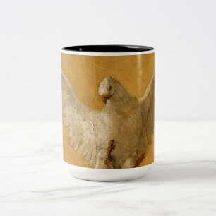 Caneca De Café Em Dois Tons Espírito de Deus de Giovanni Battista Tiepolo