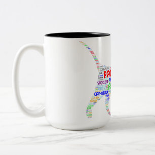 Caneca De Café Em Dois Tons Espírito do Gato