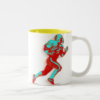 Caneca De Café Em Dois Tons Esporte do futebol