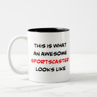 Caneca De Café Em Dois Tons esportista, incrível