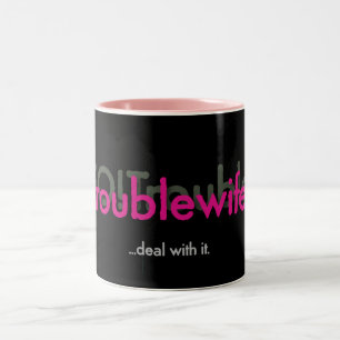 Caneca De Café Em Dois Tons esposa perturbadora!