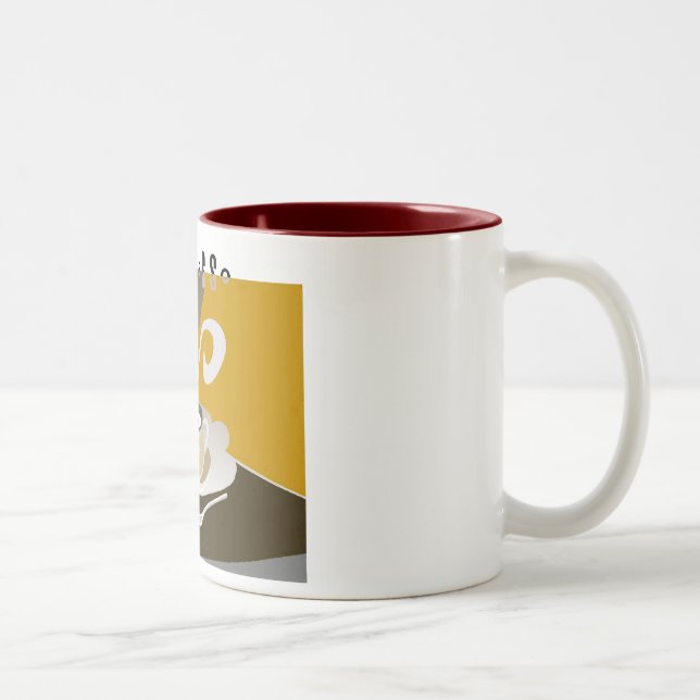 Caneca De Café Em Dois Tons Espresso Mug (Direita)