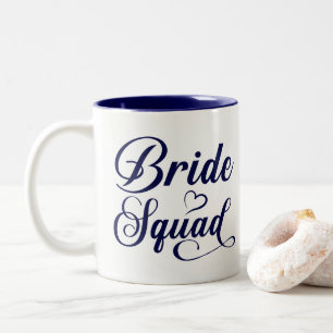 Caneca De Café Em Dois Tons Esquadrão da Noiva