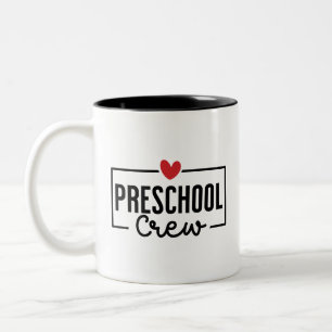 Caneca De Café Em Dois Tons Esquadrão de Pré-Escolas