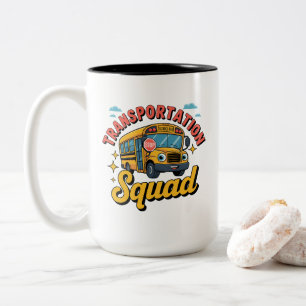 Caneca De Café Em Dois Tons Esquadrão de Transporte