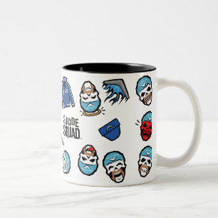 Caneca De Café Em Dois Tons Esquadrão Suicida   Capitão Boomerang Emoji Patt
