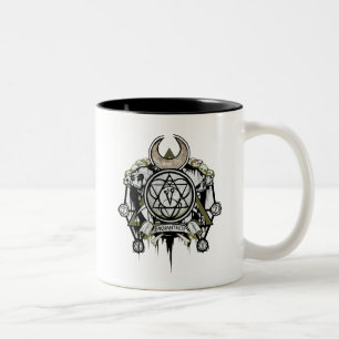 Caneca De Café Em Dois Tons Esquadrão Suicida   Enchantress Símbolos Tatuage