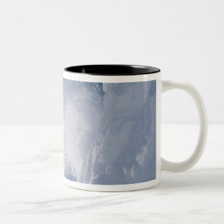 Caneca De Café Em Dois Tons Esquiando no Resort Snowbird, Wasatch