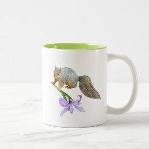 Caneca De Café Em Dois Tons Esquilo com Iris Mug Selvagem