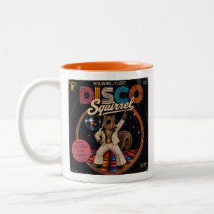 Caneca De Café Em Dois Tons Esquilo Disco