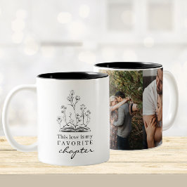 Caneca De Café Em Dois Tons Esse amor, amantes de livros, Coffee Mug