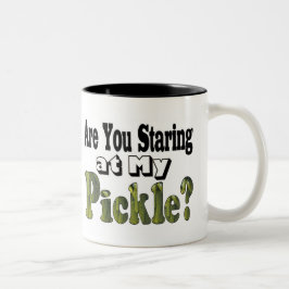 Caneca De Café Em Dois Tons Está a olhar?
