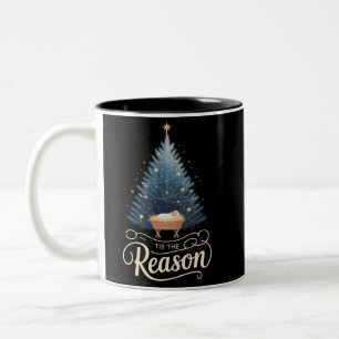 Caneca De Café Em Dois Tons Esta É A Razão Da Bíblia De Natal Religiosa Cristã