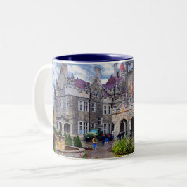 Caneca De Café Em Dois Tons Esta é Casa Loma, Toronto, Canadá