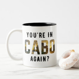 Caneca De Café Em Dois Tons Está em Cabo de novo?