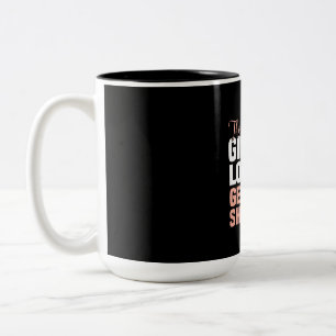 Caneca De Café Em Dois Tons Esta Menina Ama O German shepherd