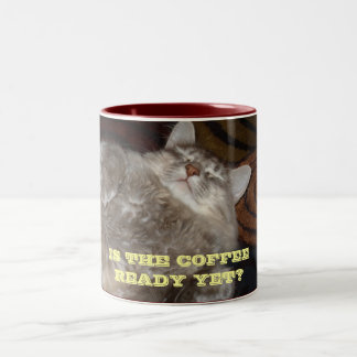 CANECA DE CAFÉ EM DOIS TONS ESTÁ O CAFÉ PRONTO AINDA?