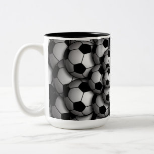 Caneca De Café Em Dois Tons Estação do futebol