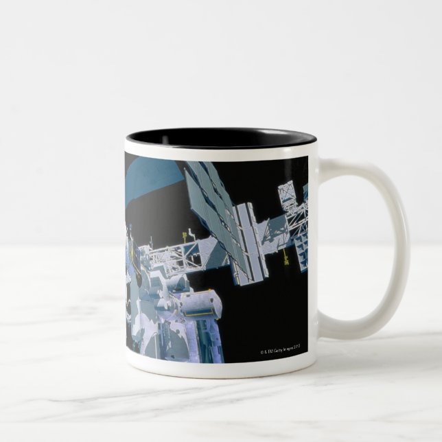 Caneca De Café Em Dois Tons Estação espacial internacional 3 (Direita)